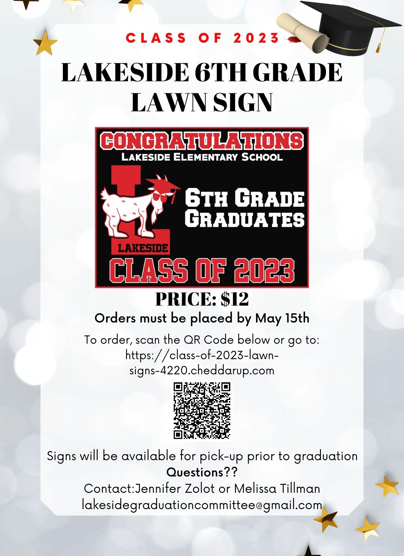 graduation program cover for elementary