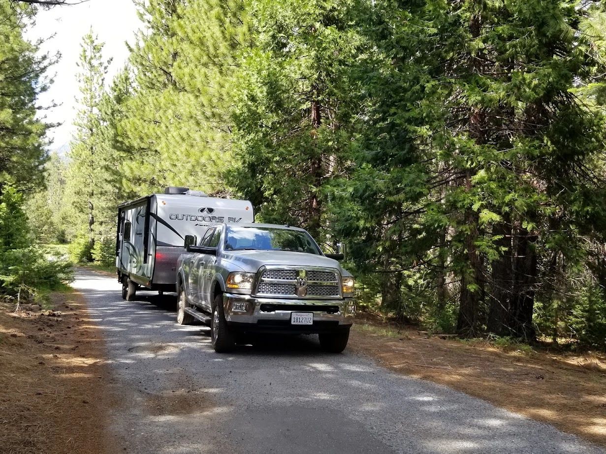 Boondocking near Ice House, CA