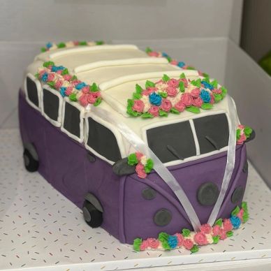 VW camper van cake.