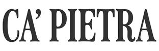Logo with text 'CA' PIETRA' in bold serif font.