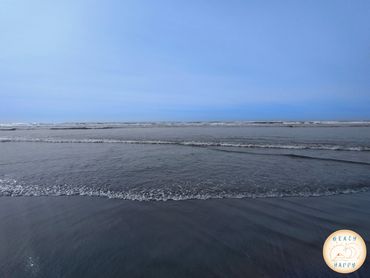 Ocean waves in Seaside, Oregon