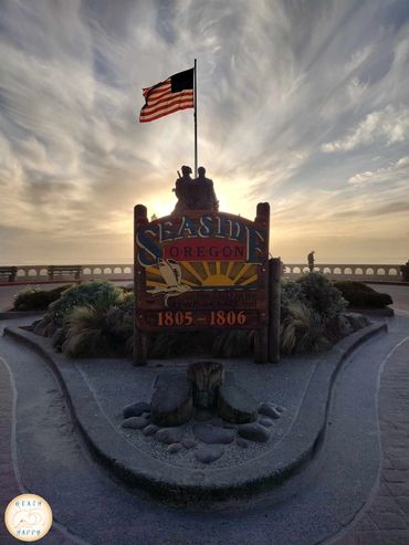 Seaside, Oregon sign