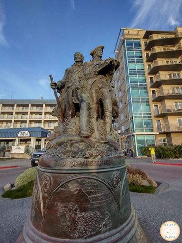 Statue in Seaside, Oregon