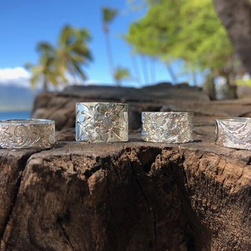 Sterling Silver Hawaiian Heirloom Rings Jewelry