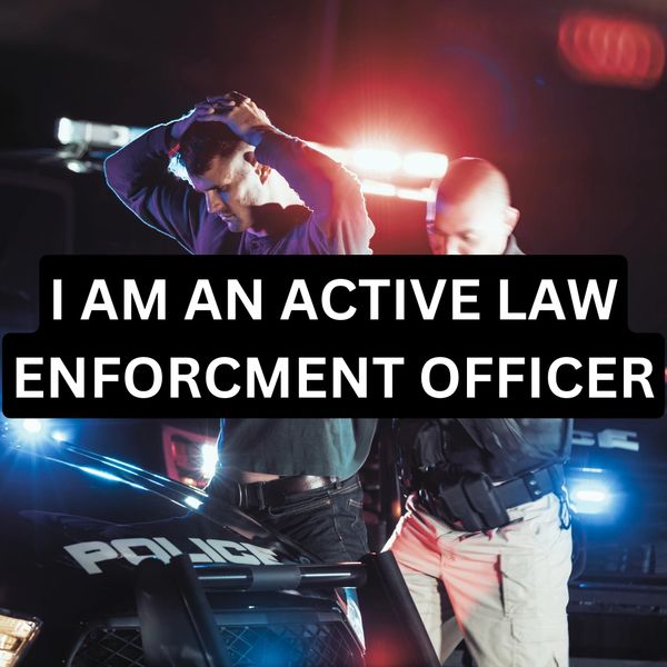 Active Law Enforcment Police Sheriff BSIS Guard Card