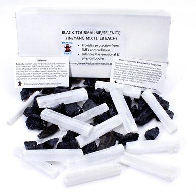 selenite-black tourmaline-protection-bulk