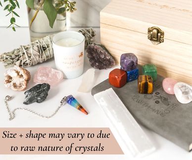 gemstones-box set-candle-sage-journal