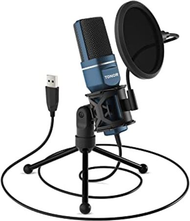 microphone-condenser-USB-pop filter-tripod