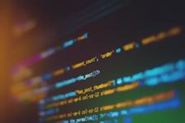 A computer screen with some code on it