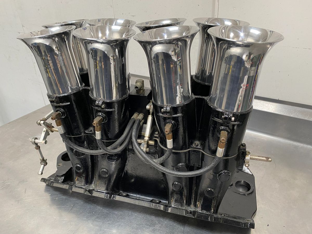 Traditional equal length ram tubes for Crower/Kinsler BBC fuel