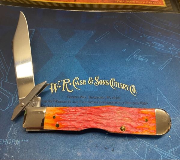 【ケンジ】台湾切手　西螺大橋落成紀念(小型シート切抜、2枚)、他3点 Case Indian Paintbrush Cheetah Knife 2002 Pattern #6111 1/2L SS
