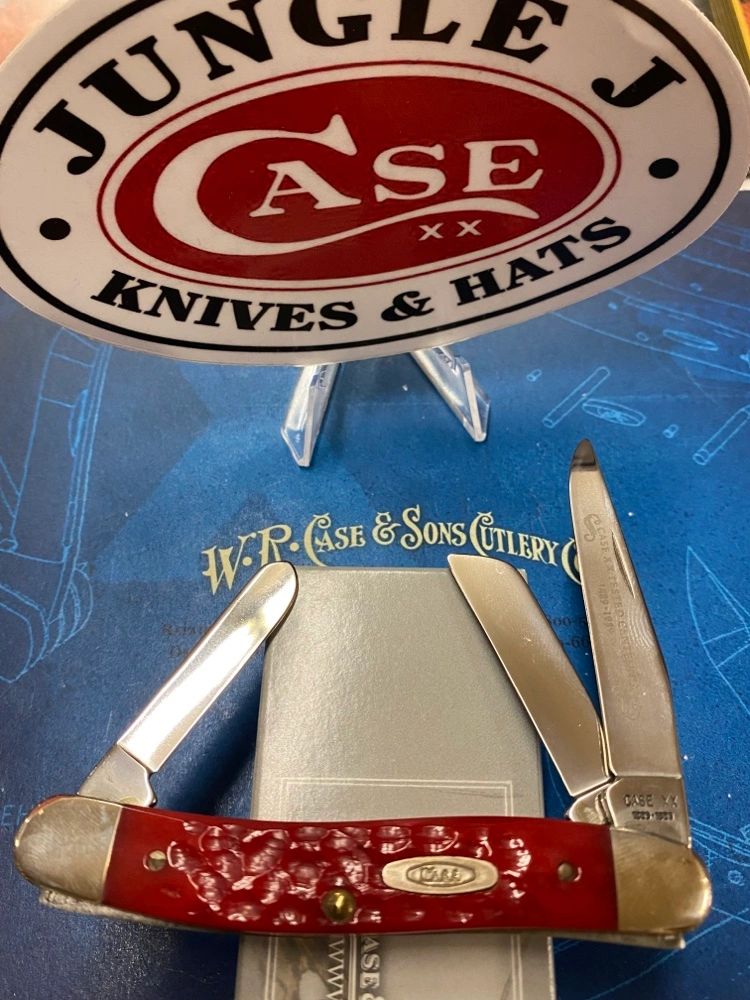 Case Stockman Knife Centennial 1989 red bone pattern R 6318SS