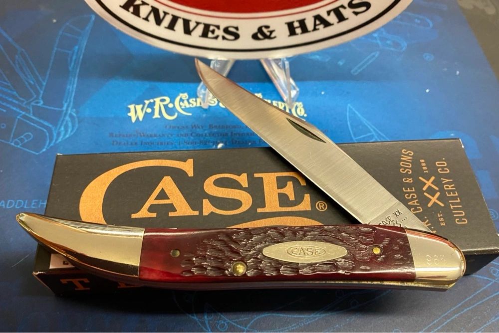 Case Large Toothpick Knife (61093 SSP) Red bone 963 Year 1982