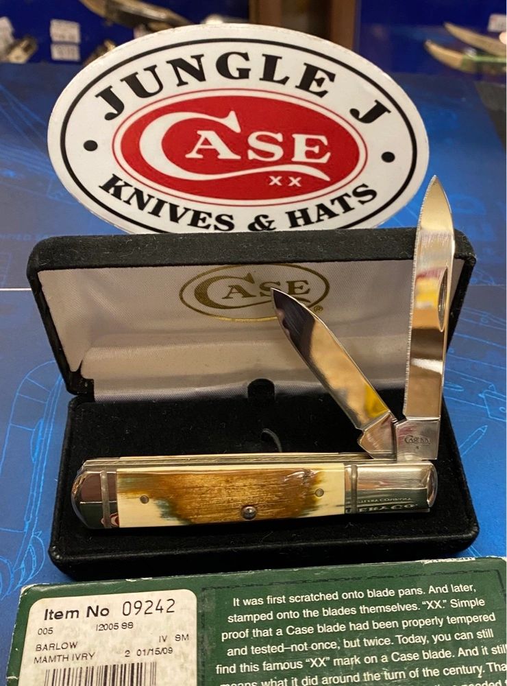 Case Mammoth Ivory Barlow Knife (I2005 SS) Item No.09242 Year 2009