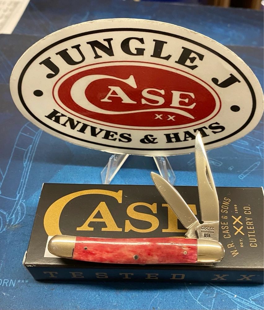 Case Jack Knife (SR62027) Smooth Rose Appaloosa Bone Vintage Year 1980