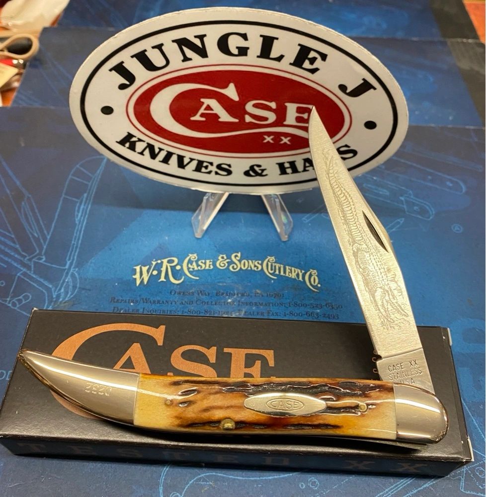 Case Large Toothpick Knife 1978 232 Pattern 51093 SSP Alligator