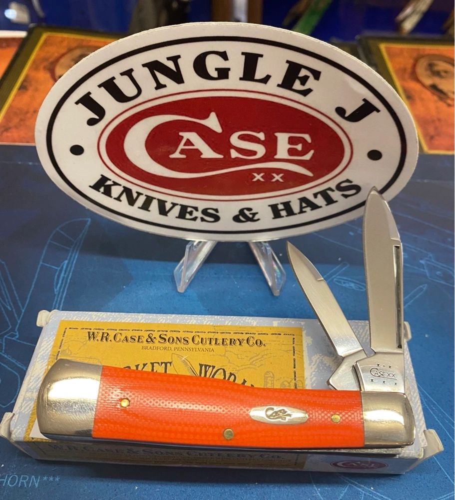 Case Large Gunstock Knife (102130 SS) Orange G10 Year 2004