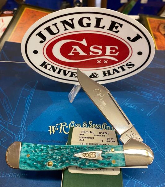 Case “First Run” Copperlock Knife (61549L SS) Jade Bone Item No