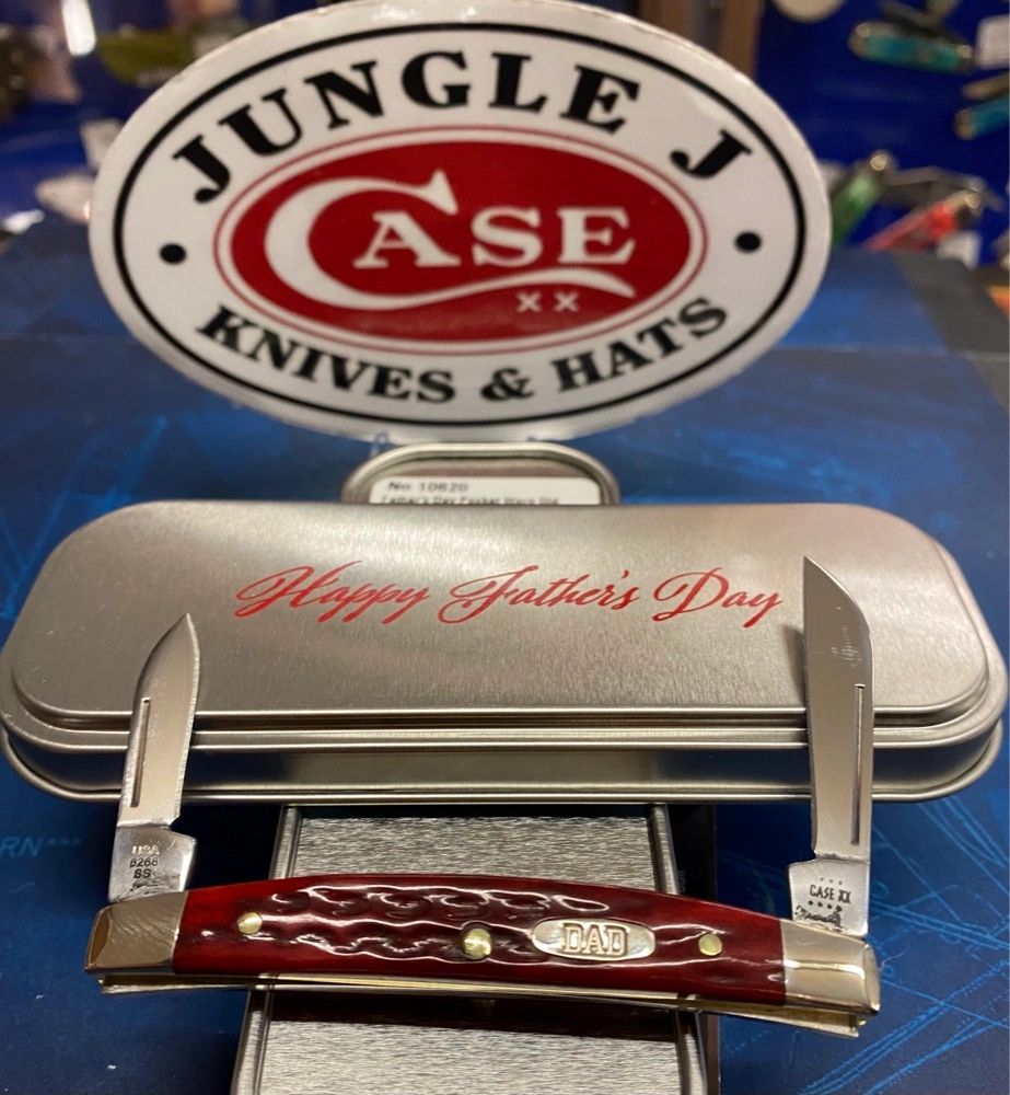 Case Father’s Day Congress Knife (6268 SS) Pocket Worn Old Red Bone