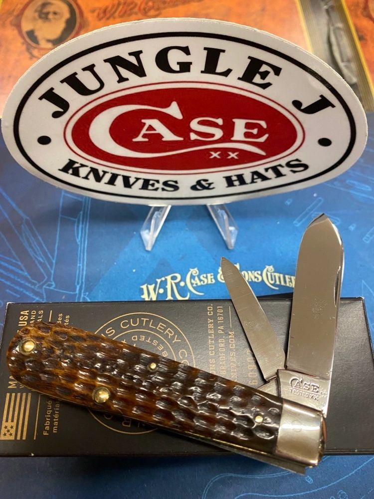 Case 19201940 Greenbone Barehead Swell End Jack knife Pattern 6216