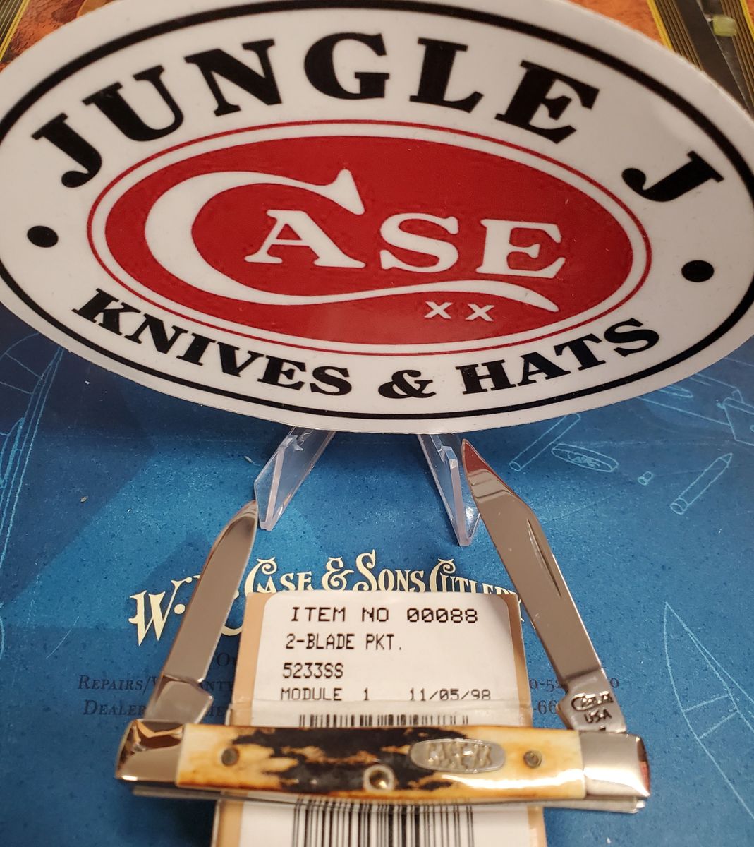 Case Stag Pen Knife (5233 SS) Item No.00088 Year 1998