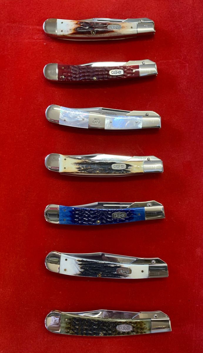 Case Jaguar Knife (51) Set 173 Consisting of (1) Pearl 8151 (2) Stag