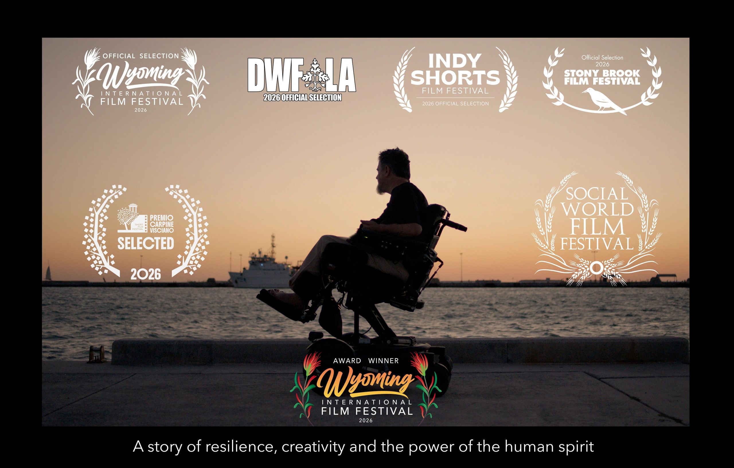 Eric Anfinson in Key West Florida.  Photo from Eric Anfinson Film Body of Work Movie. 