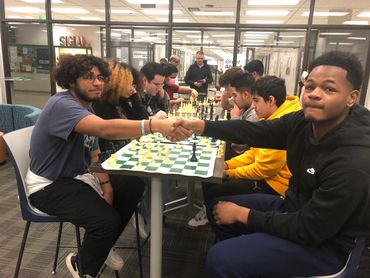 TMC Chess Team gets the tough win vs. North Shore High School! #GoFalcons