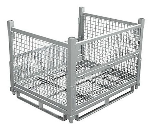 Ford ZE-13 style wire mesh bins.