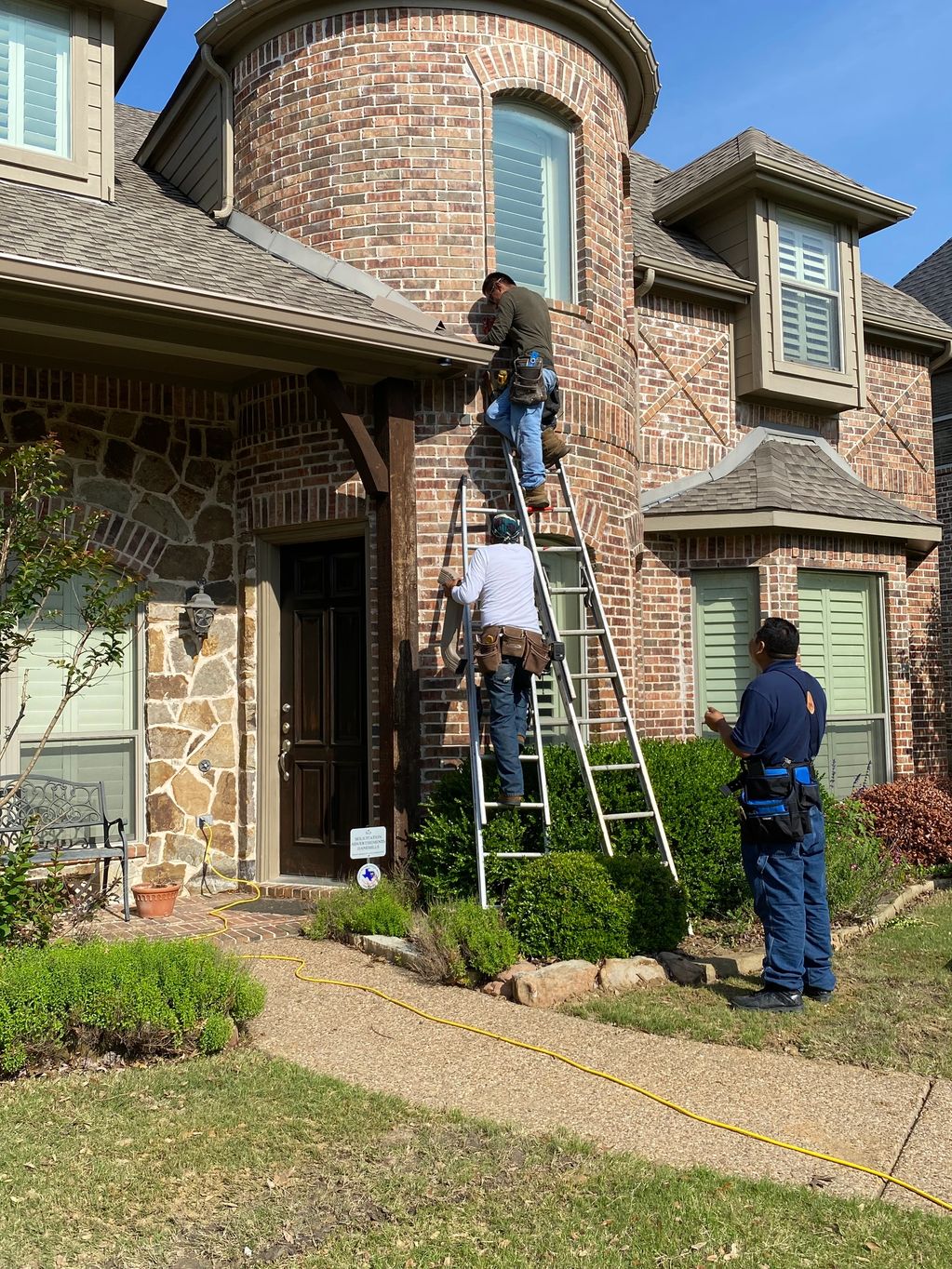 Rain Gutter.Frisco,Texas.