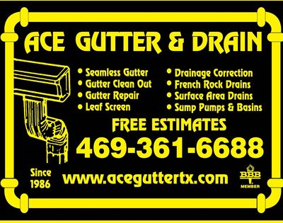 Ace Gutter Drain Llc Discounts Gutter Gutter Cleaning Ace Gutter Drain Llc