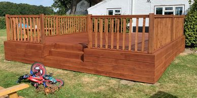 Deck built by us 