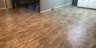 LVP flooring, Home improvement, new sub floor, uneven floor
