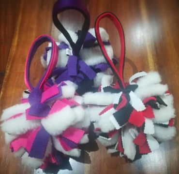 3 short handle pom pom tugs