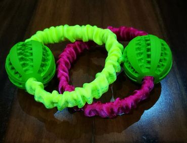 ring tubular webbing with bungee and ball