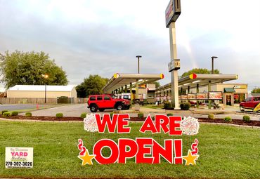 We Are Open!!
Yard Greeting Signs
Yard Cards
Owensboro Ky 