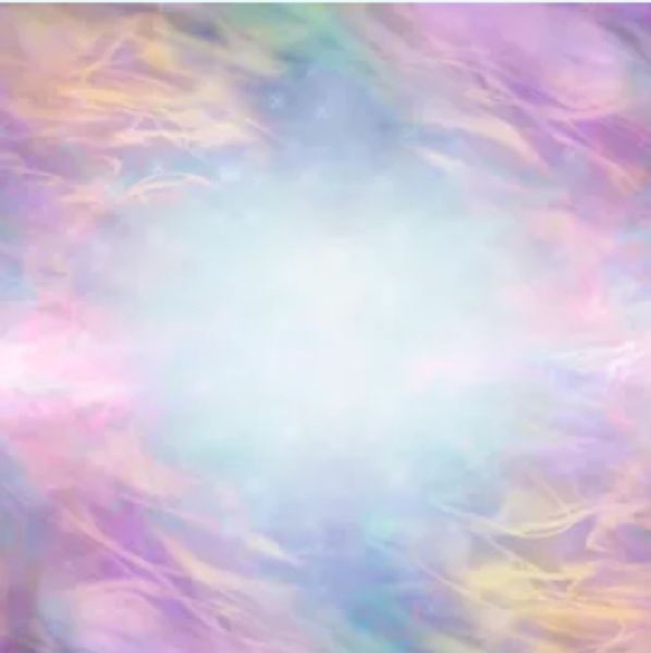 Abstract pastel-colored soft cloud-like background.