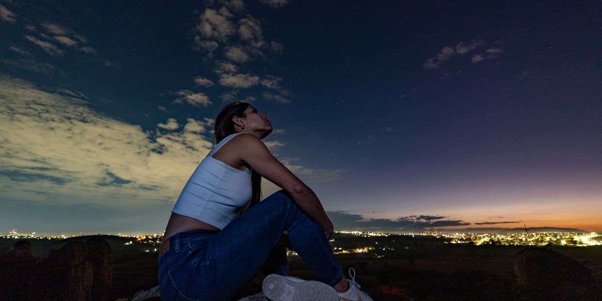 Night landscape photoshoot.