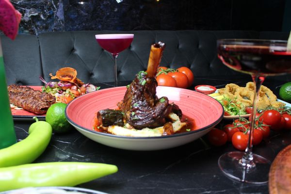 Braised lamb shank