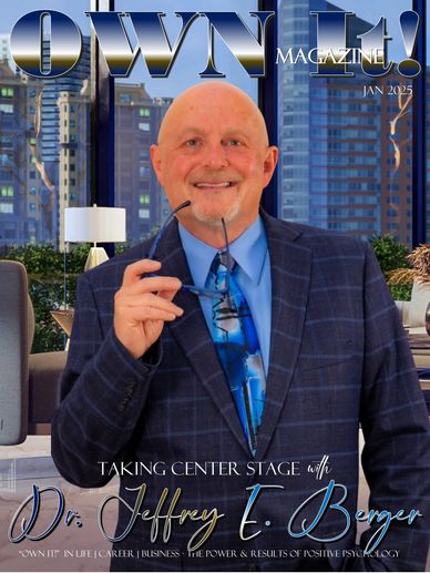 Dr. Jeffrey E. Berger on the cover of OWN! Magazine, January 2025 issue.