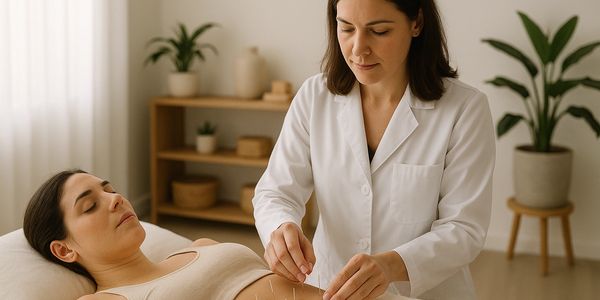IVF support abdominal acupuncture session boosting fertility at Better Balance Acupuncture & Herbs