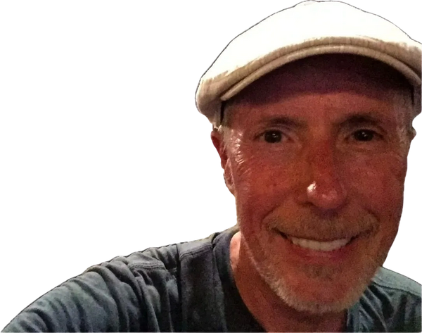 Rick, drummer, smiles