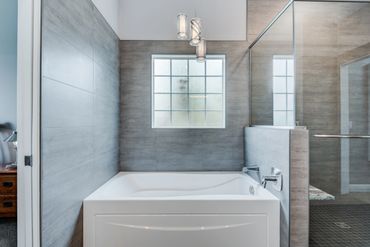 Custom architectural designs and bathroom remodel