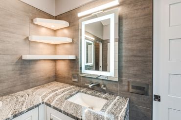 Custom architectural designs and bathroom remodel