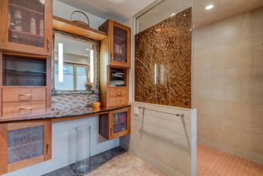 Custom architectural designs and bathroom remodel