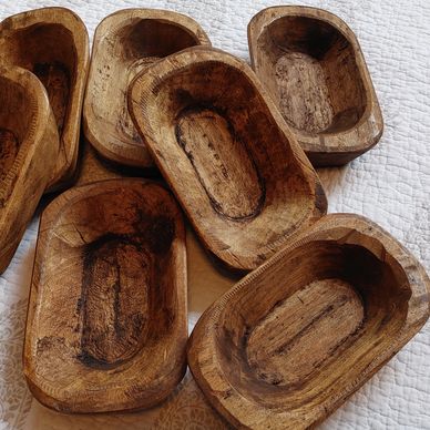 Imperfect Wooden Dough Bowls - not for candle making– Chic Avenue Boutique