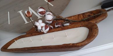 Imperfect Wooden Dough Bowls - not for candle making– Chic Avenue Boutique