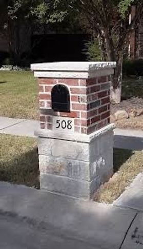 Brick Masonry Mailbox Design