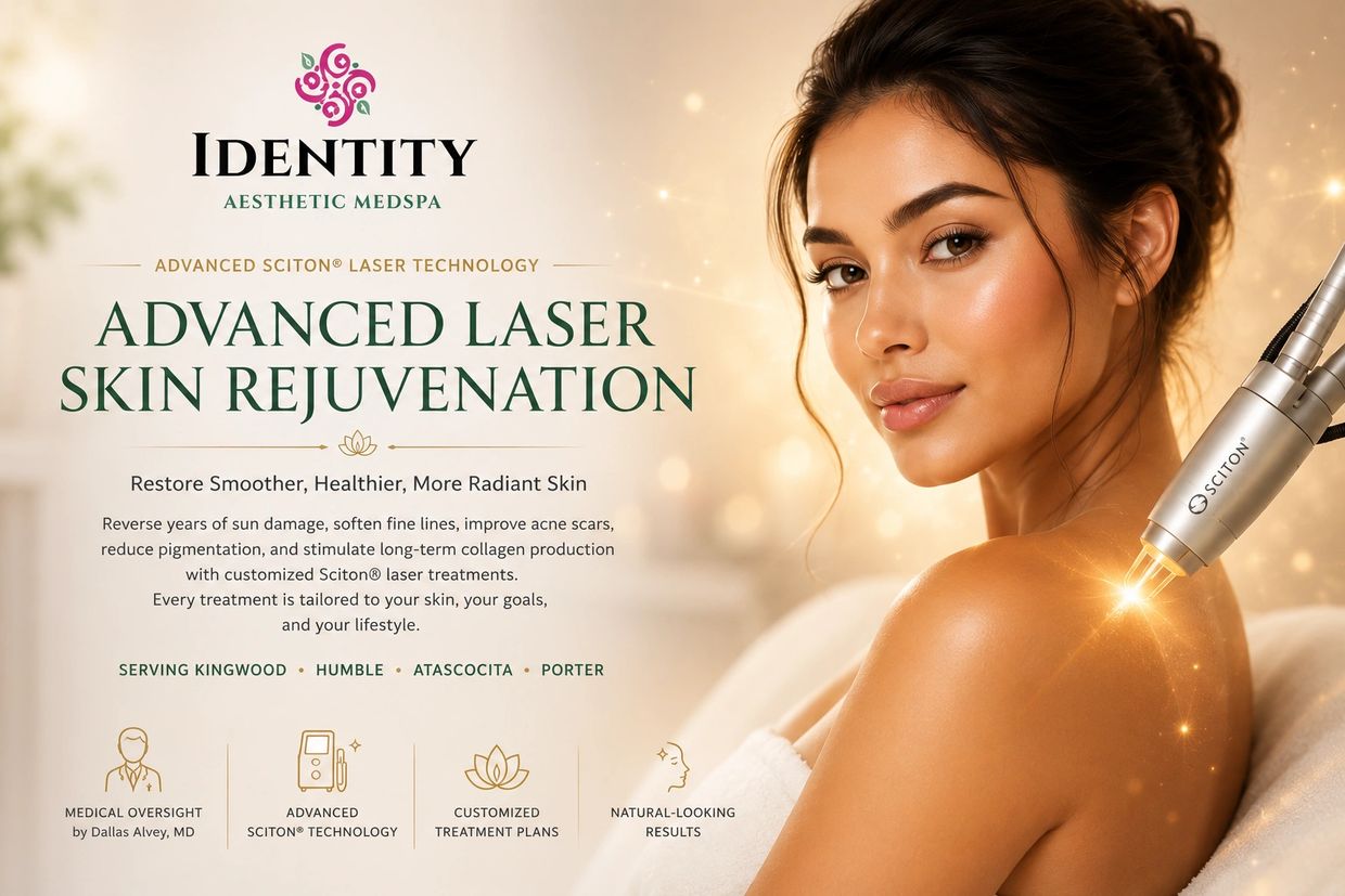 Sciton laser skin rejuvenation at Identity Aesthetics MedSpa.