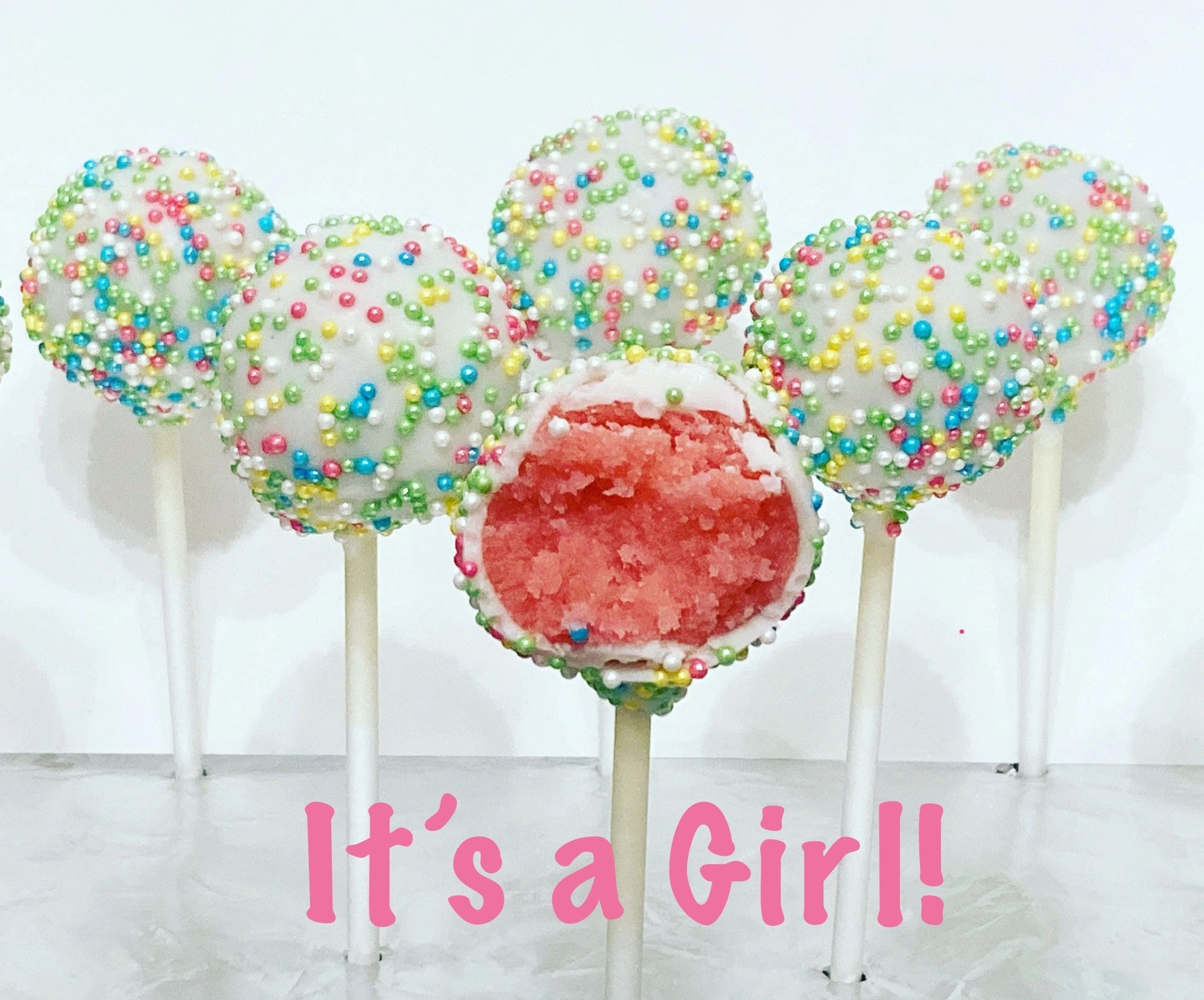 Gender Reveal Cake Pops